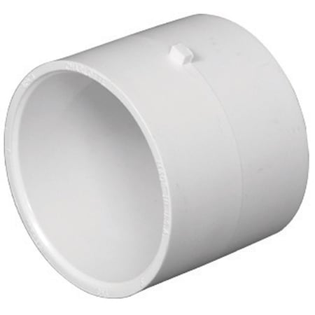 Charlotte Pipe And Foundry Charlotte Pipe 1-1/2 in. Hub X 1-1/2 in. D Hub PVC Repair Coupling 1 pk PVC001300600